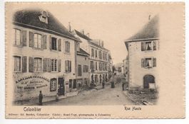 COLOMBIER Rue Haute - Handlung Barbezat, Ed. Burdet