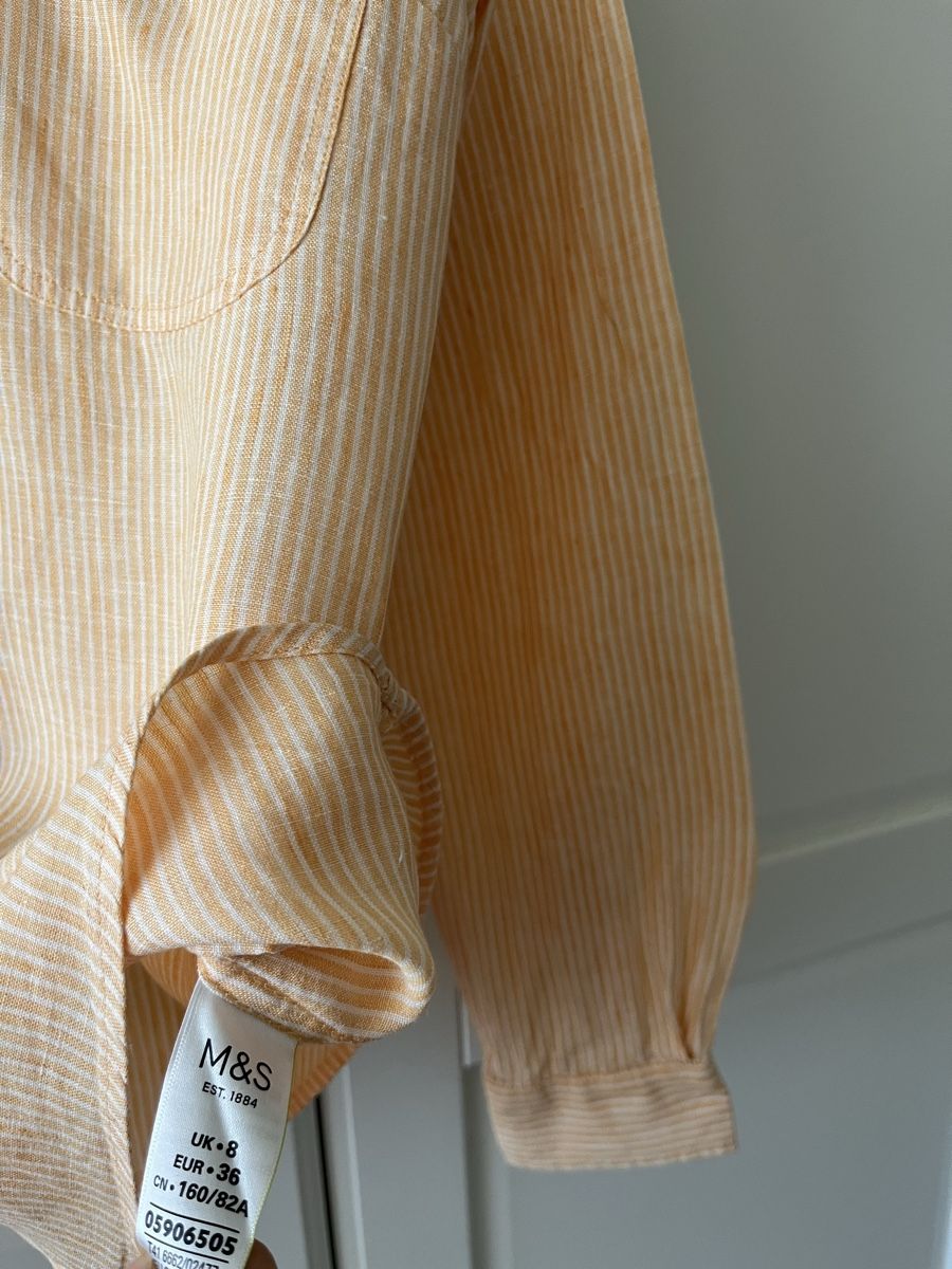 Camicette: Marks&Spencer 100% Leinen Hemd Gr 36 – Nuovo (secondo la descrizione) da Allschwil venduto da eyl_bb8q 3