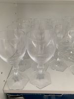 11 small crystal wine glasses (1-1.5dl)