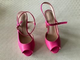 Sandalo a tacco alto fucsia n.36 Chiara Foscari