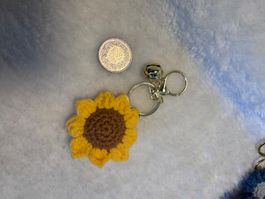 Handgemachte Schlüsselanhänger, Sonnenblume 🌻
