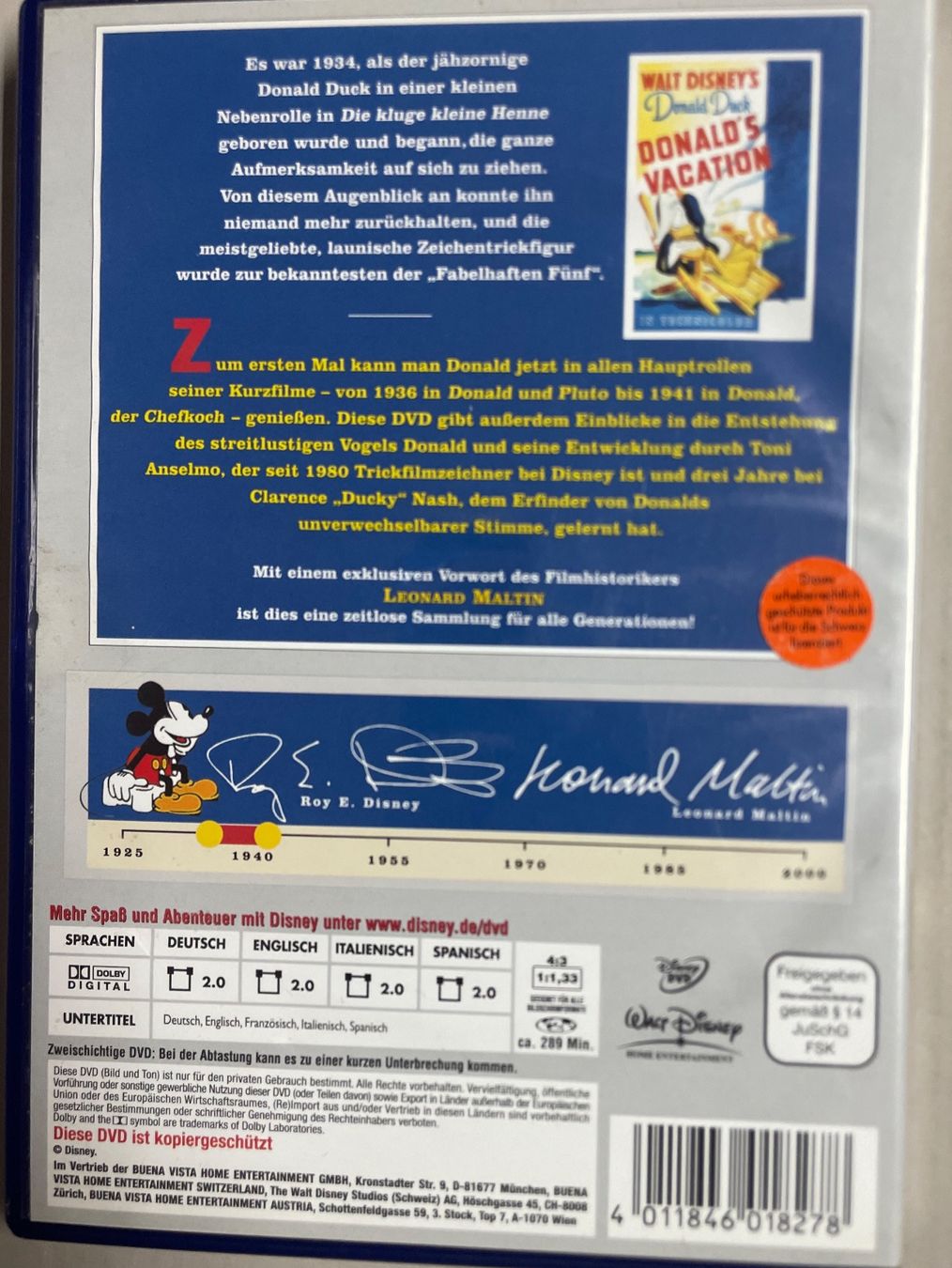Tutti i DVDs: Donald Duck – Usato da Muri b. Bern venduto da AdidasCollector 1
