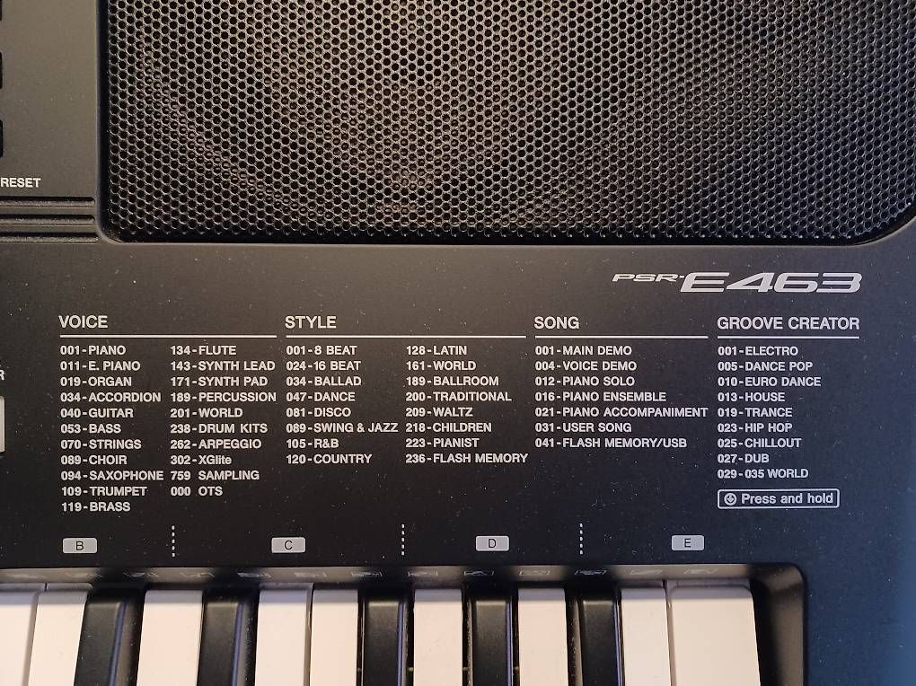 Strumenti musicali: Tastiera Yamaha psr E463 – Usato da Lugano venduto da mpf_wvq8 1