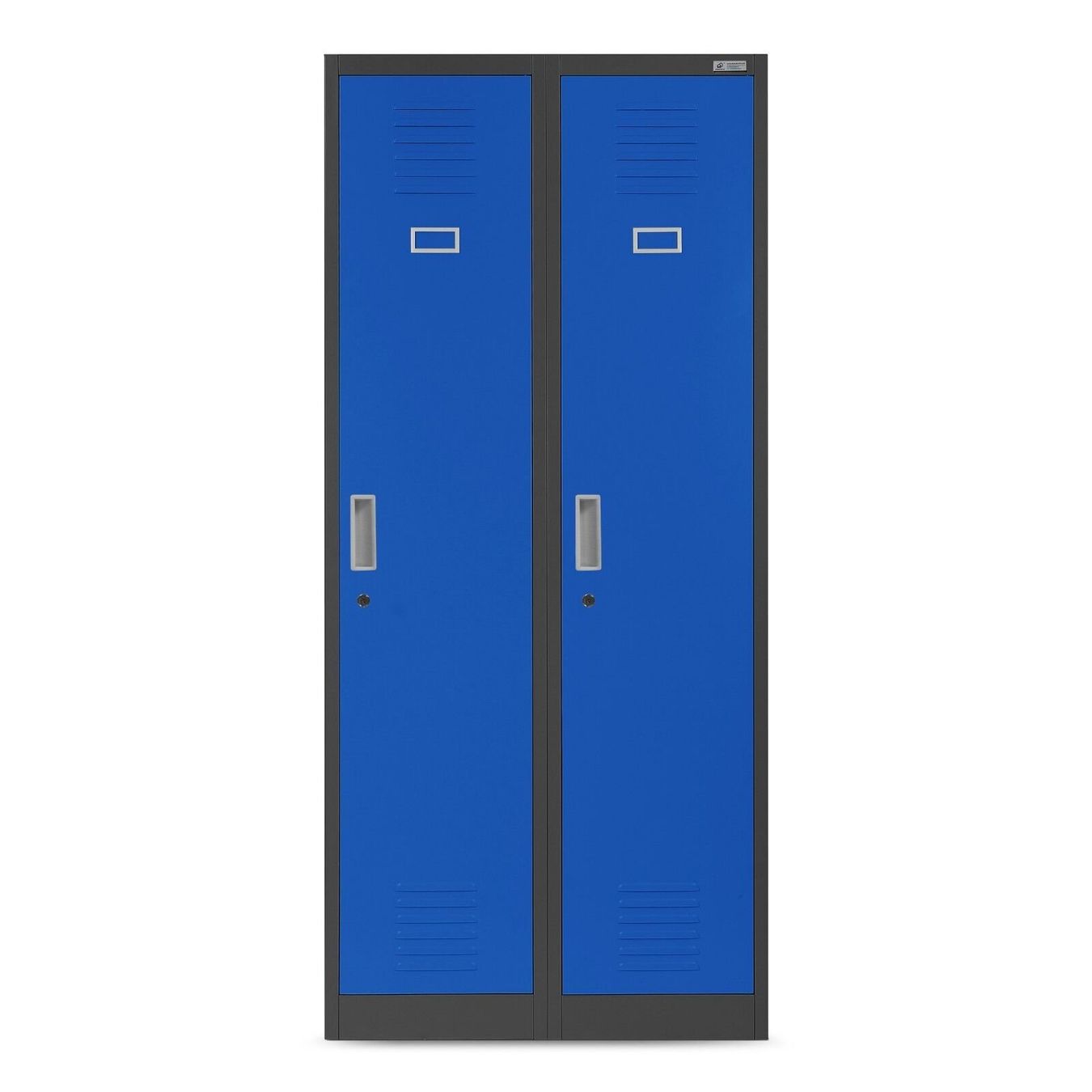 Armadi: Schliessfachschrank 2 Fächer - Anthrazit/Blau – Nuovo e nell'imballaggio originale da Wallenwil venduto da toesstal-vertrieb 3