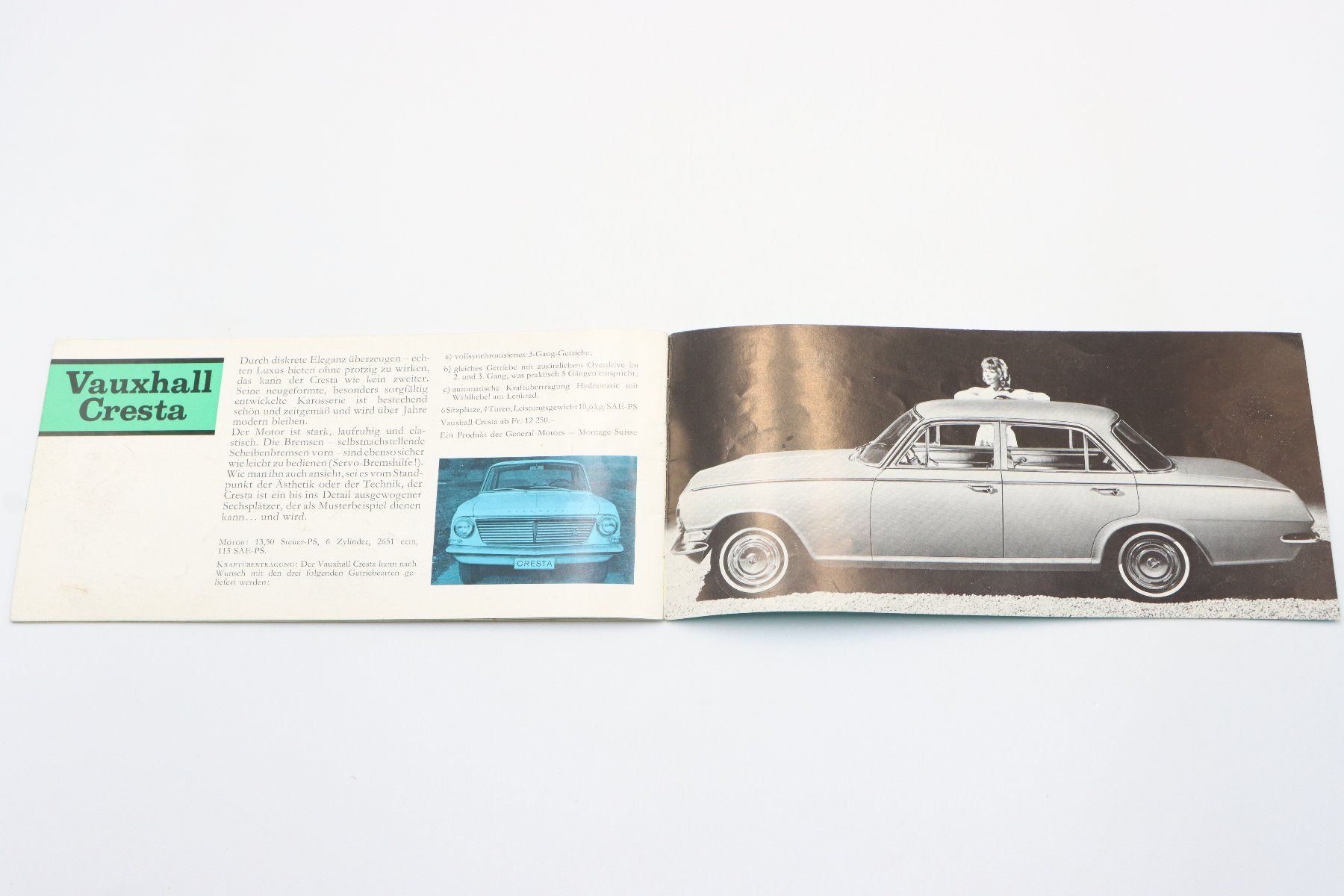 Vauxhall Dokumente: Vauxhall Modellprogramm 1963 Prospekt GM Bienne – Gebraucht aus Bühl b.Aarberg von Collectorpassions 6
