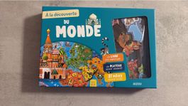 Puzzle magnétique Auzou - Découverte du Monde - 81 pièces