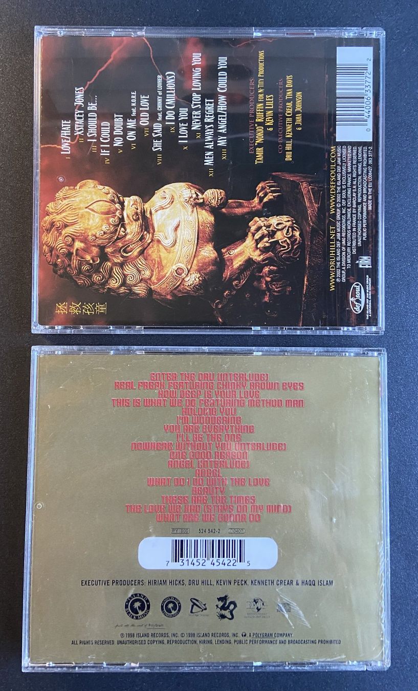 CD: 2 CD Dru Hill "Dru World order / enter the tru" – Usato da Böckten venduto da Hansi36 2
