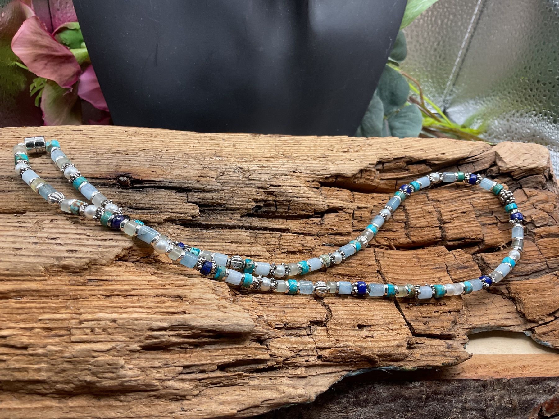 Catenine: Collier fein und edel, versch. Edelsteine – Nuovo (secondo la descrizione) da luzern venduto da Alpendorf1 1