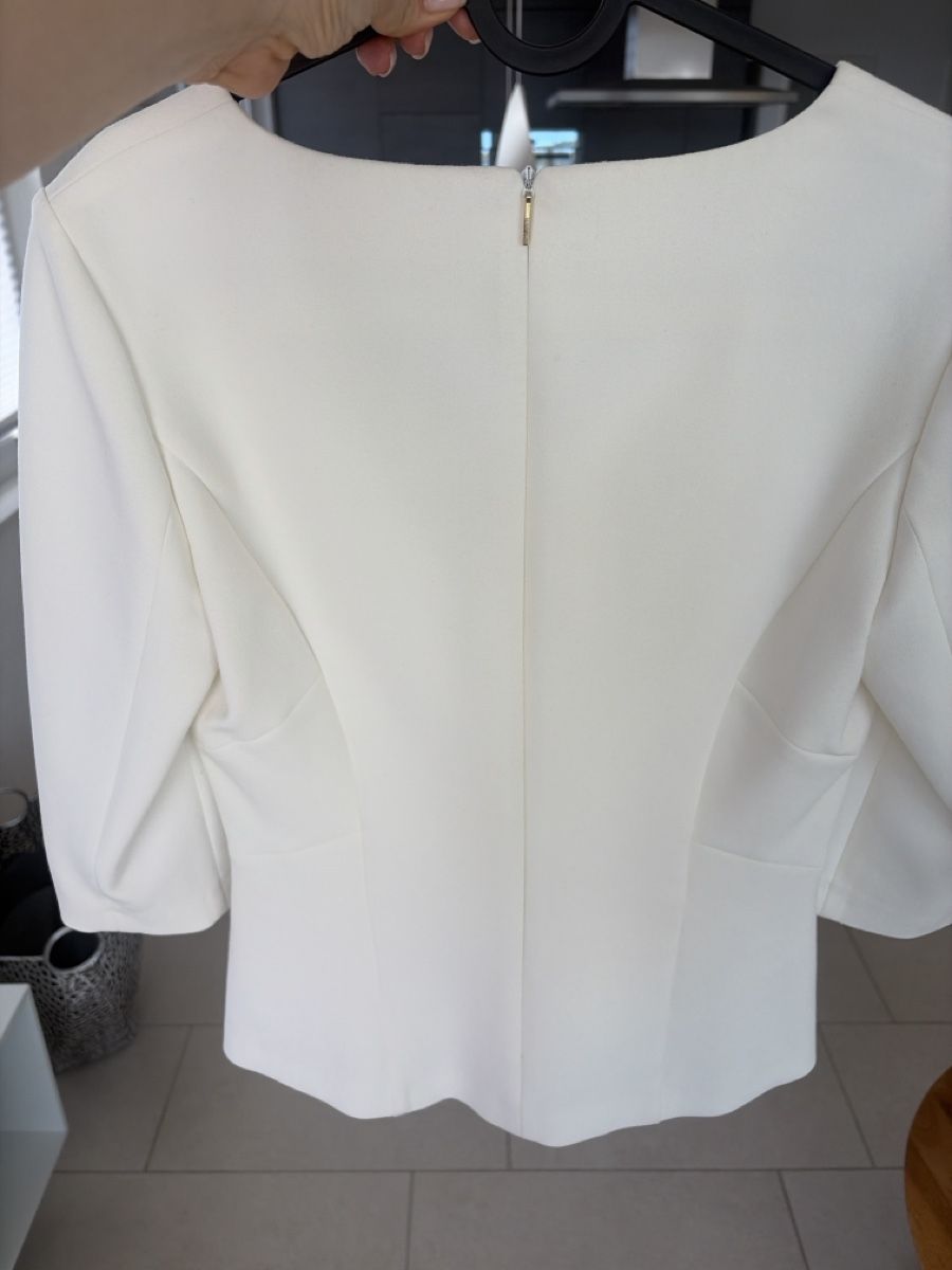 Hugo Boss Top: Hugo Boss Peplum Oberteil Weiss Gr. 36 Business Elegant – Nuovo (secondo la descrizione) da Wallisellen venduto da Lan_82sz 1