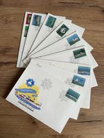 9Stk. spezielle FDC „Schiffe“ Lausanne 1978