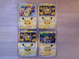 Pokemon 30th anniversary Pikachu EN 31, 38, 44, 44