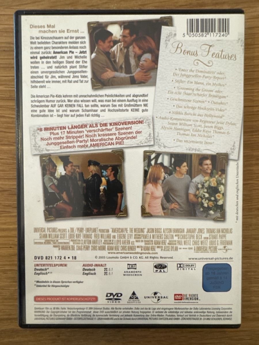 Tutti i DVDs: DVD / American Pie – Usato da Herzogenbuchsee venduto da TCG-High-Quality 3