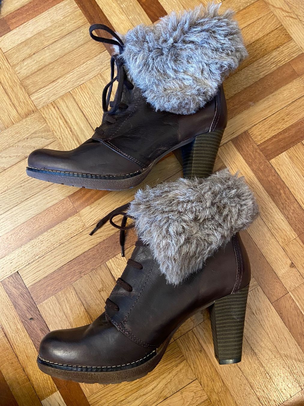 Damenschuhe: Bottines hiver brunes taille 38 – Gebraucht aus Veyrier von Leilazizou 6