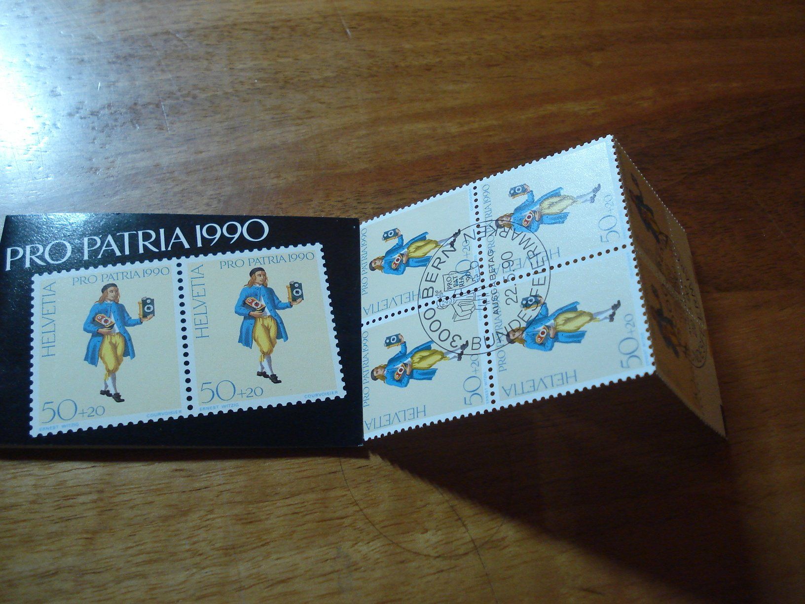 Tous les timbres: Markenbüchlein Pro Patria 1990, ET-o – D'occasion à Niederwil AG par morostahu 1