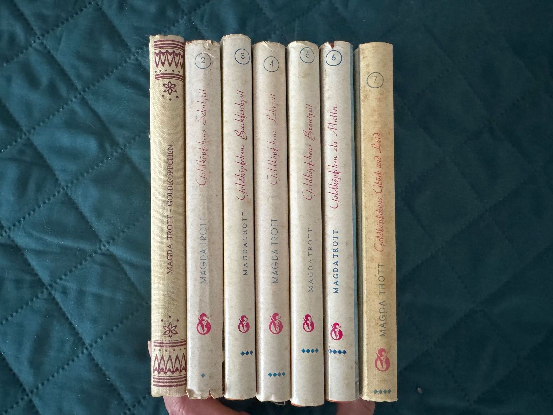 Libri: Magda Trott: Goldköpfchen (7 Bände -->1-7) – Usato da Gockhausen venduto da Porcini56 2