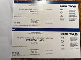 ROBBIE WILLIAMS - 2 Stehplatz Tickets für 10.9.2026
