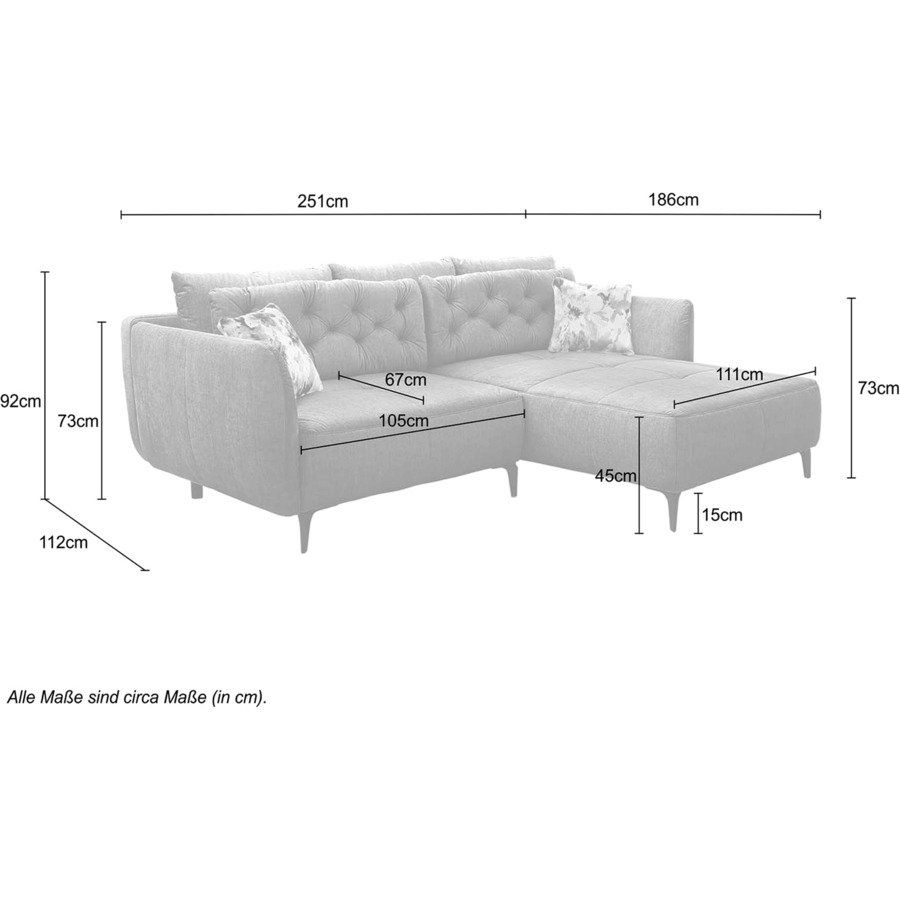 Divani: Ecksofa /Wohnlandschaft OSLO – Usato da Ermatingen venduto da Pitju 3
