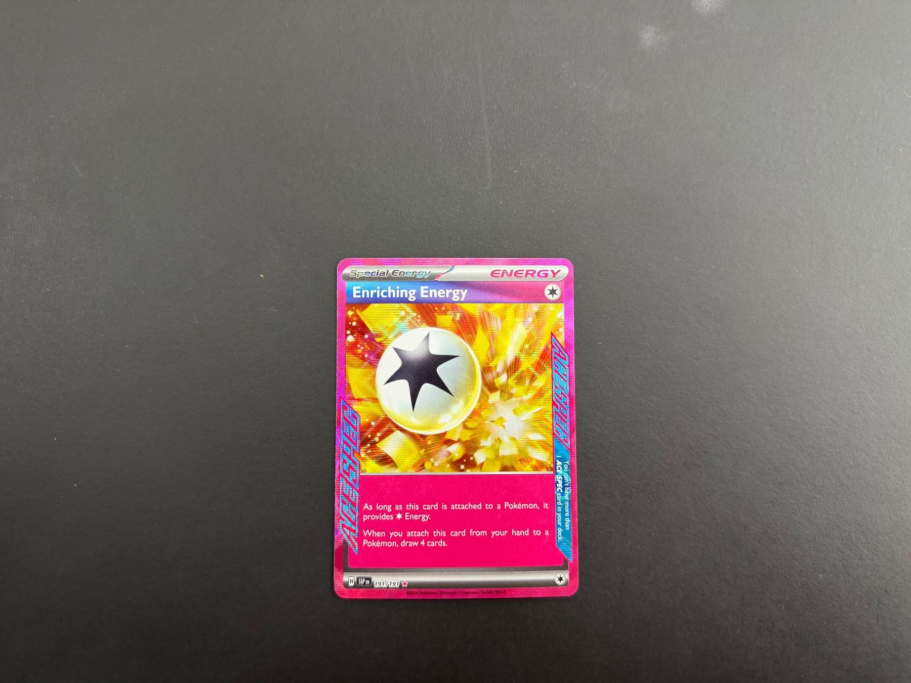 Pokémon Carte collezionabili: Enriching Energy 191/191 – Usato da Zürich venduto da mountainwizard00