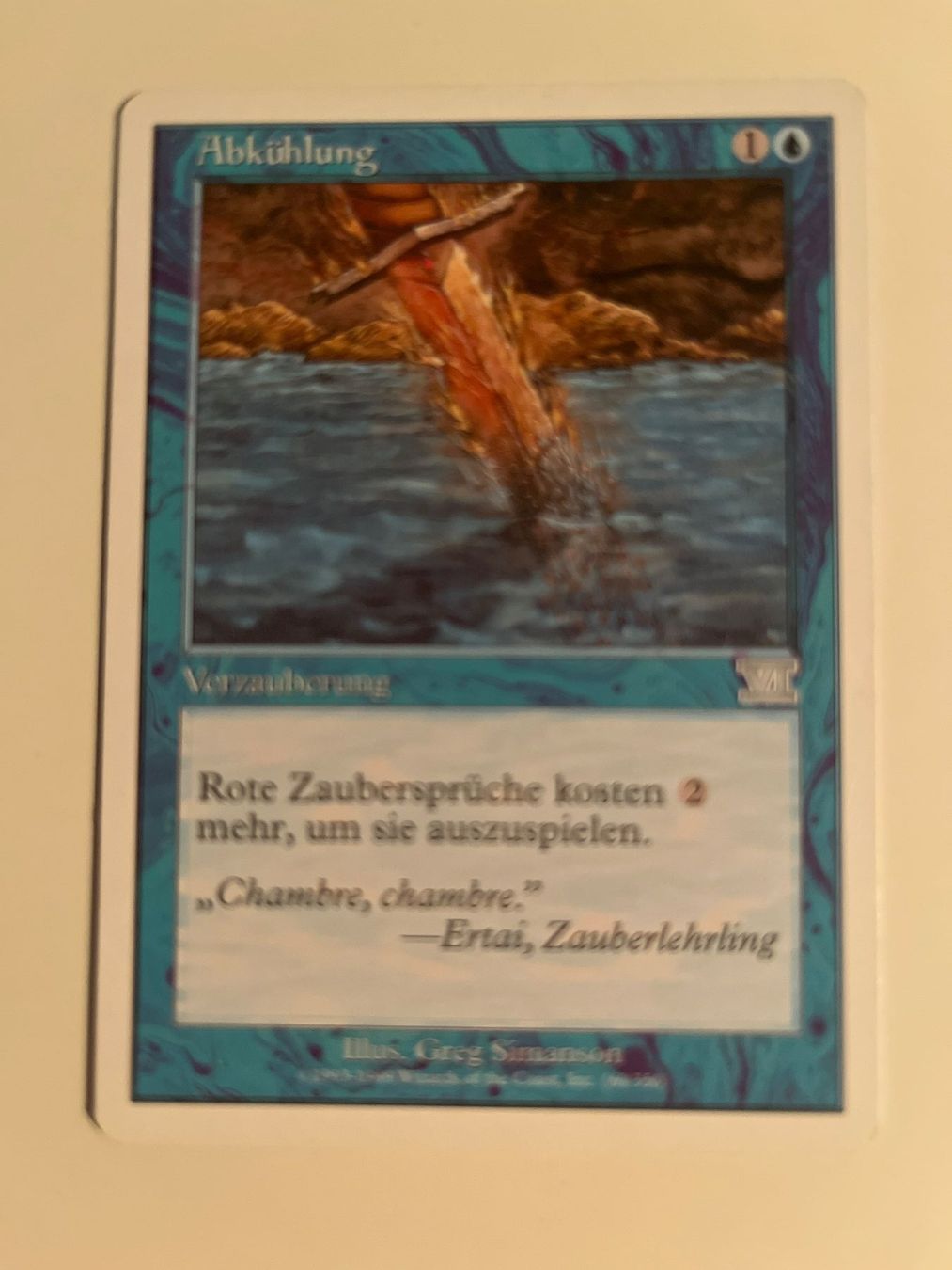Magic The Gathering Carte collezionabili: 1 x Abkühlung - Magic: The Gathering - MtG – Usato da Kriens venduto da Shadi1980