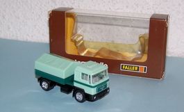 Faller 1021 MAN Lkw mit Plane, türkis, 1:87 für H0, neu