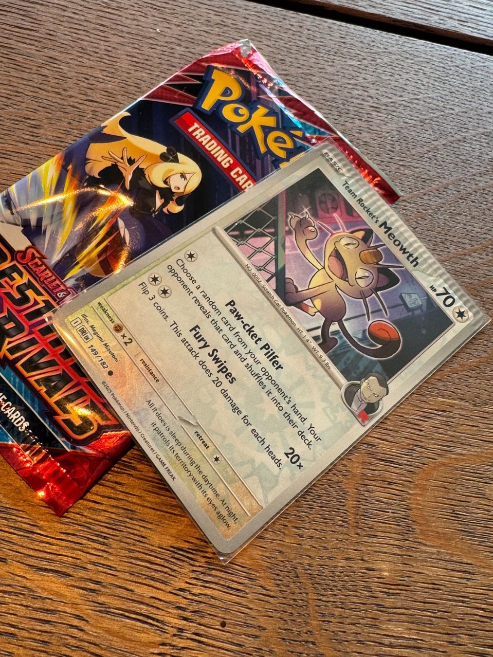 Pokémon Carte collezionabili: CRIMP / ERROR CARD DRI 149/182 Meowth Reverse Holo EN – Usato da Horgen venduto da matze273273 3