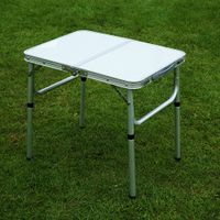 Mini Table camping pliante portable en aluminium et MDF