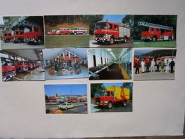 Feuerwehr Zürich Postkarten ungelaufen