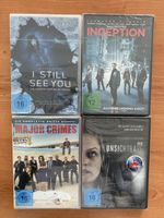 4 DVDs - Inception, Unsichtbare, I Still See You, Major Crim