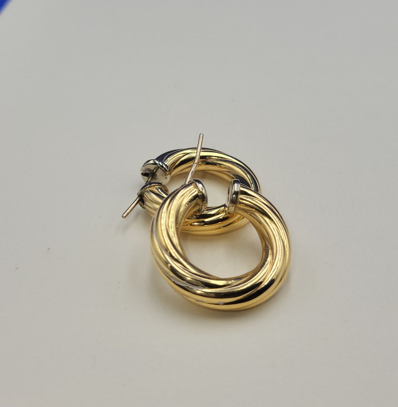Orecchini pendenti & Orecchini a lobo: 18 Karat 750 Bicolour Gold Ohrringe – Usato da Wald ZH venduto da Aniade 4