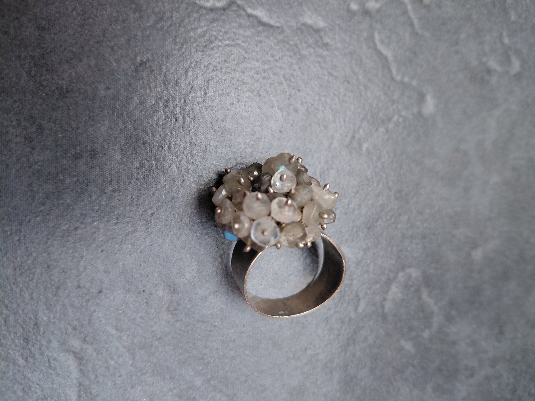 Anelli: Bague argent et pierres de lune – Nuovo (secondo la descrizione) da Boussens venduto da mgerma54