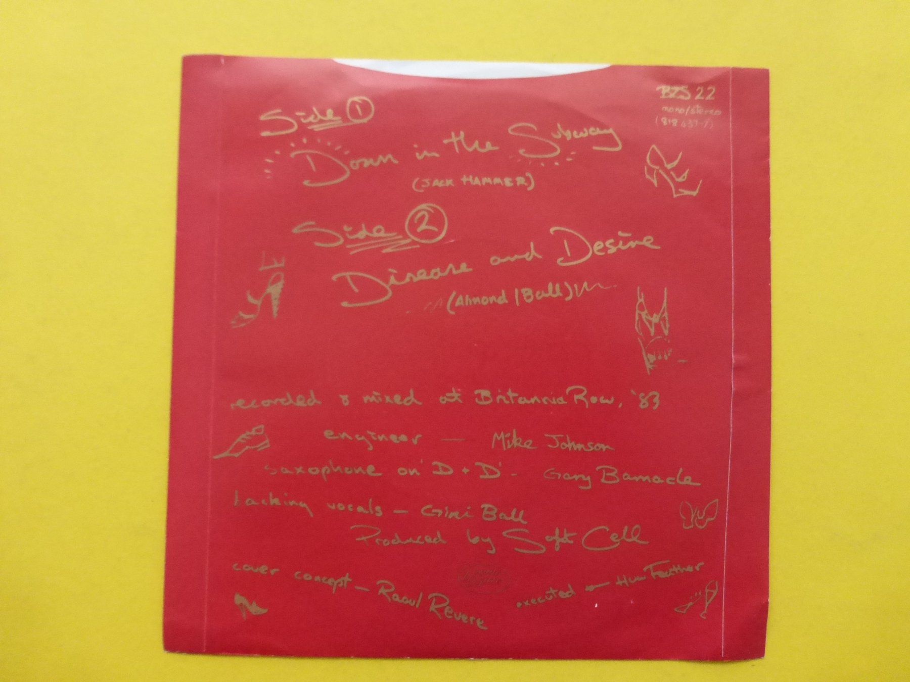 Dischi in vinile: Soft Cell – Down In The Subway – Usato da Zürich venduto da Swiss57 1