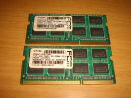 2 stück 8gb ddr3 10600 (1333) sodimm