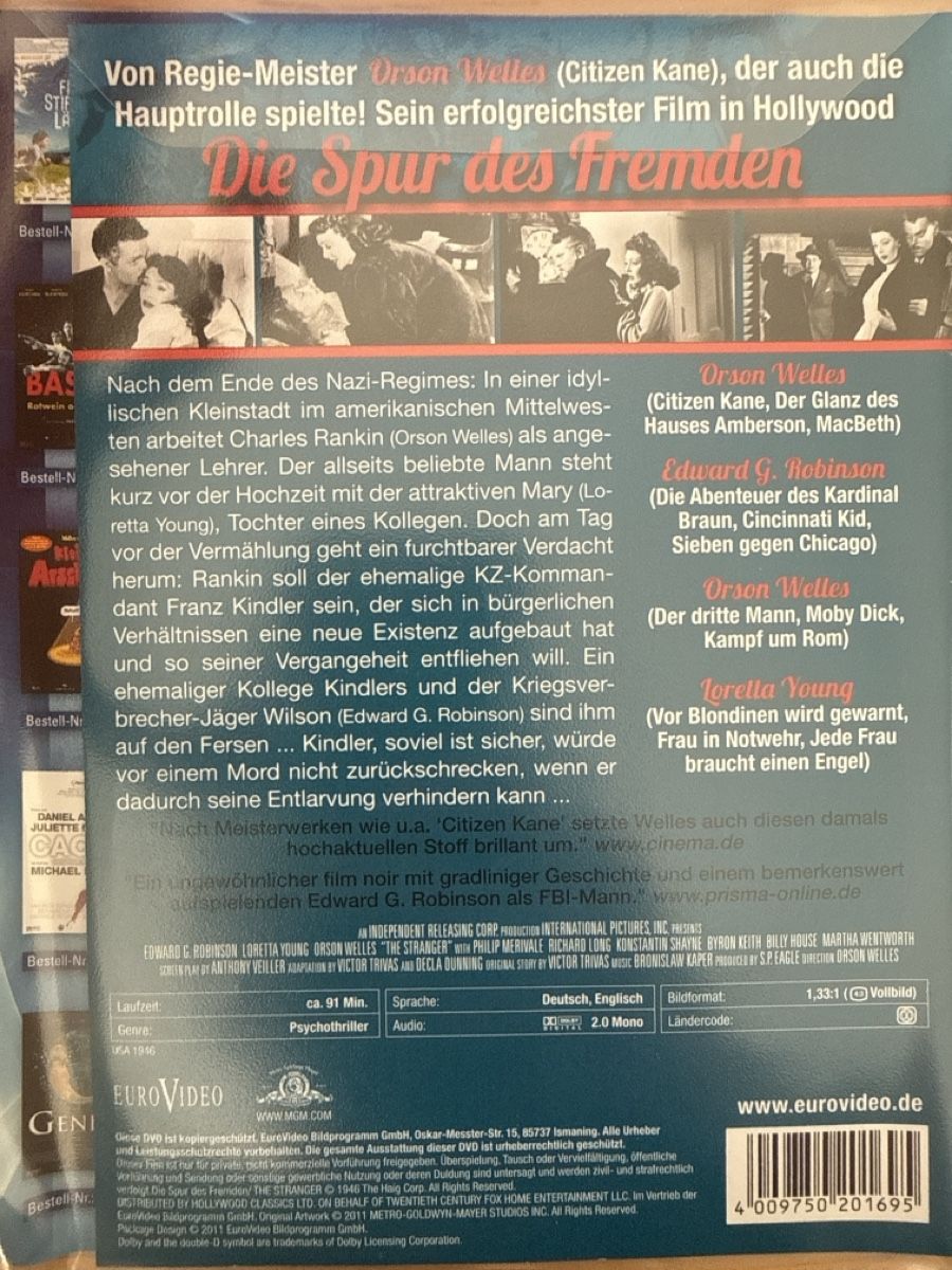 Die Spur Des Fremden Nominierungen