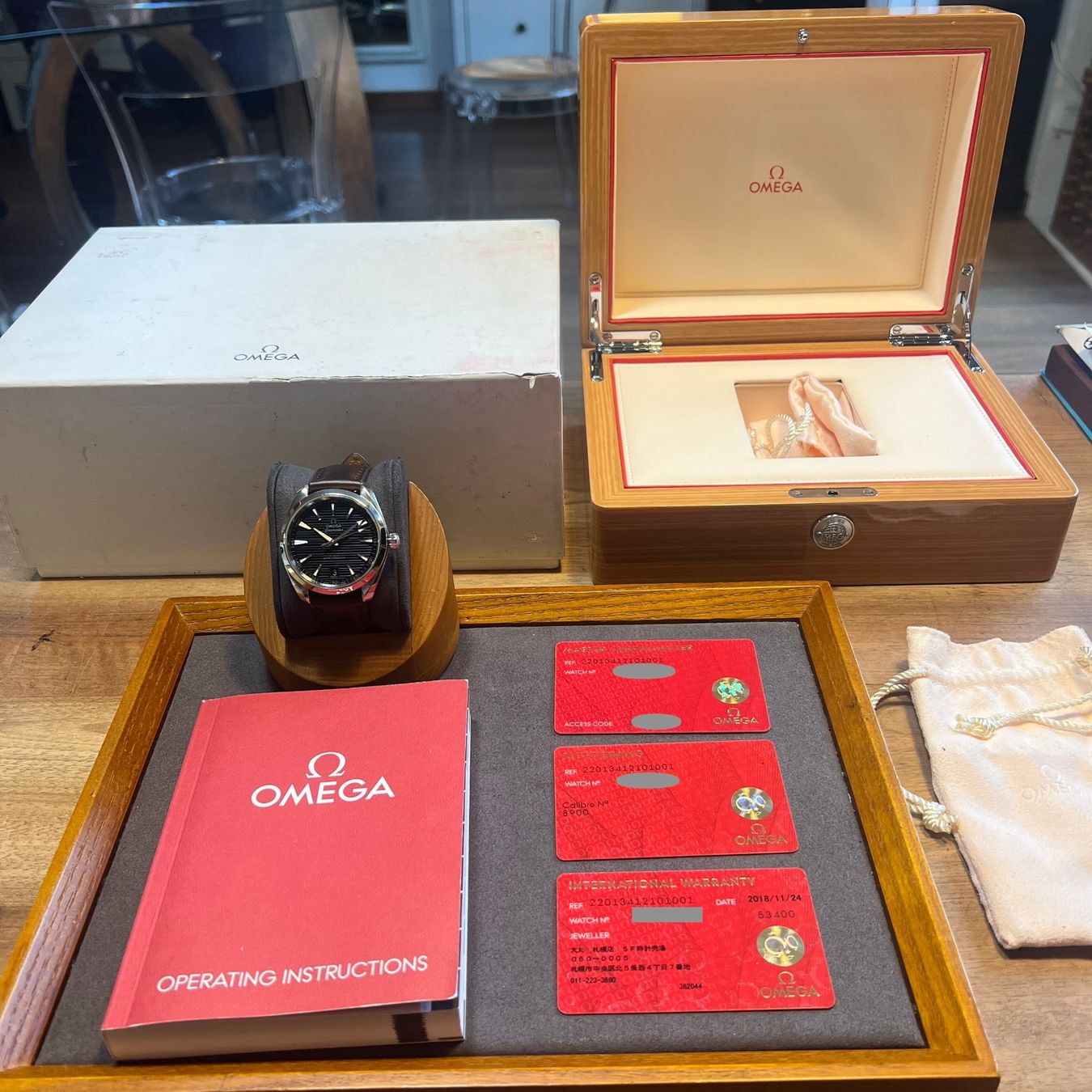 Omega Orologi: Omega Seamaster Aqua Terra Automatic Date Full Set 220.13.41 – Usato da Carouge GE venduto da Watchaser 8