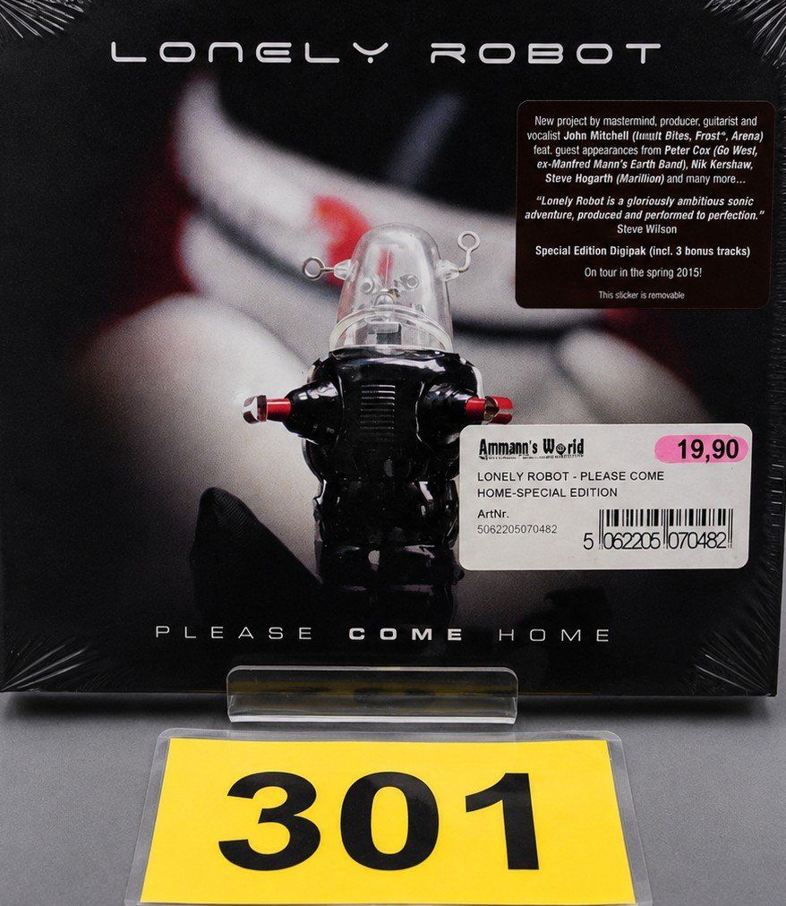 CD: CD Lonely Robot "Please Come Home", Nr. 301 – Nuovo e nell'imballaggio originale da Kottwil venduto da Crazyrolf