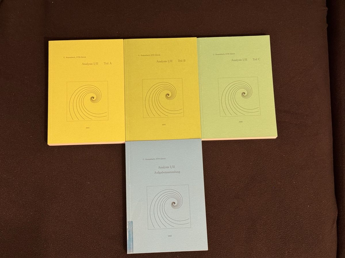 Libri: Analysis I/II Teile A, B, C und Aufgabensammlung – Usato da Winterthur venduto da suntomic