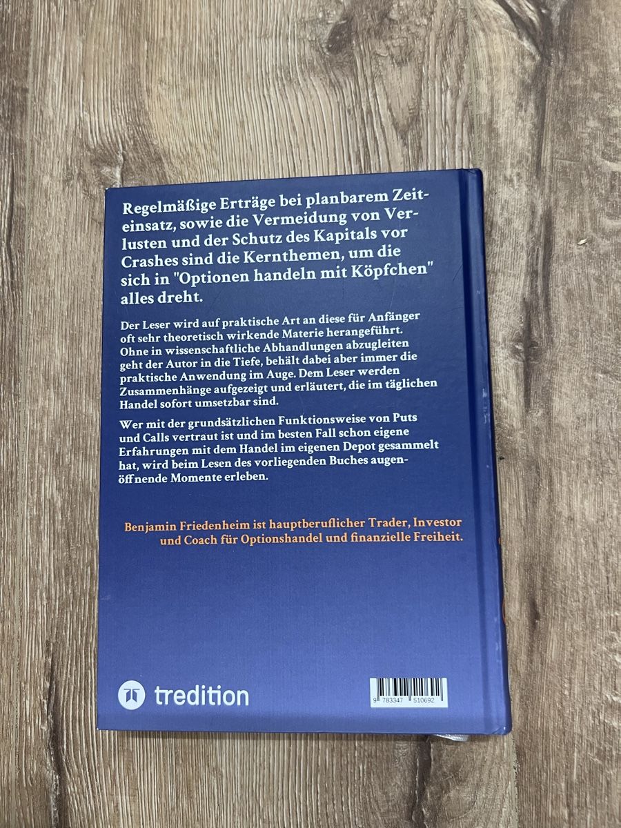 Libri: Friedenheim – Optionen handeln mit Köpfchen – Usato da Bottmingen venduto da lin_5hf8 1