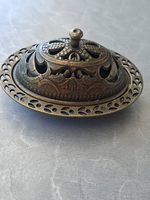 Antike Orientalischer handgearbeitet Dose Bronze/Metall