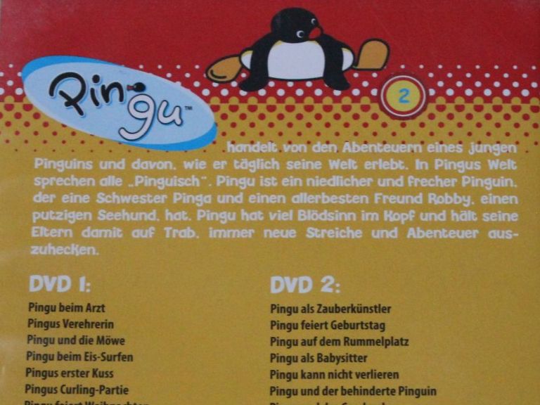 Tutti i DVDs: Pingu Vol.2 2DVDs 2008 vergriffen – Usato da Tübach venduto da JamesStone 7