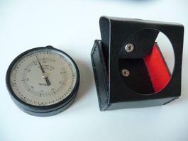analog Taschen-Höhenmeter/Barometer YCM mit Hülle +Beschrieb