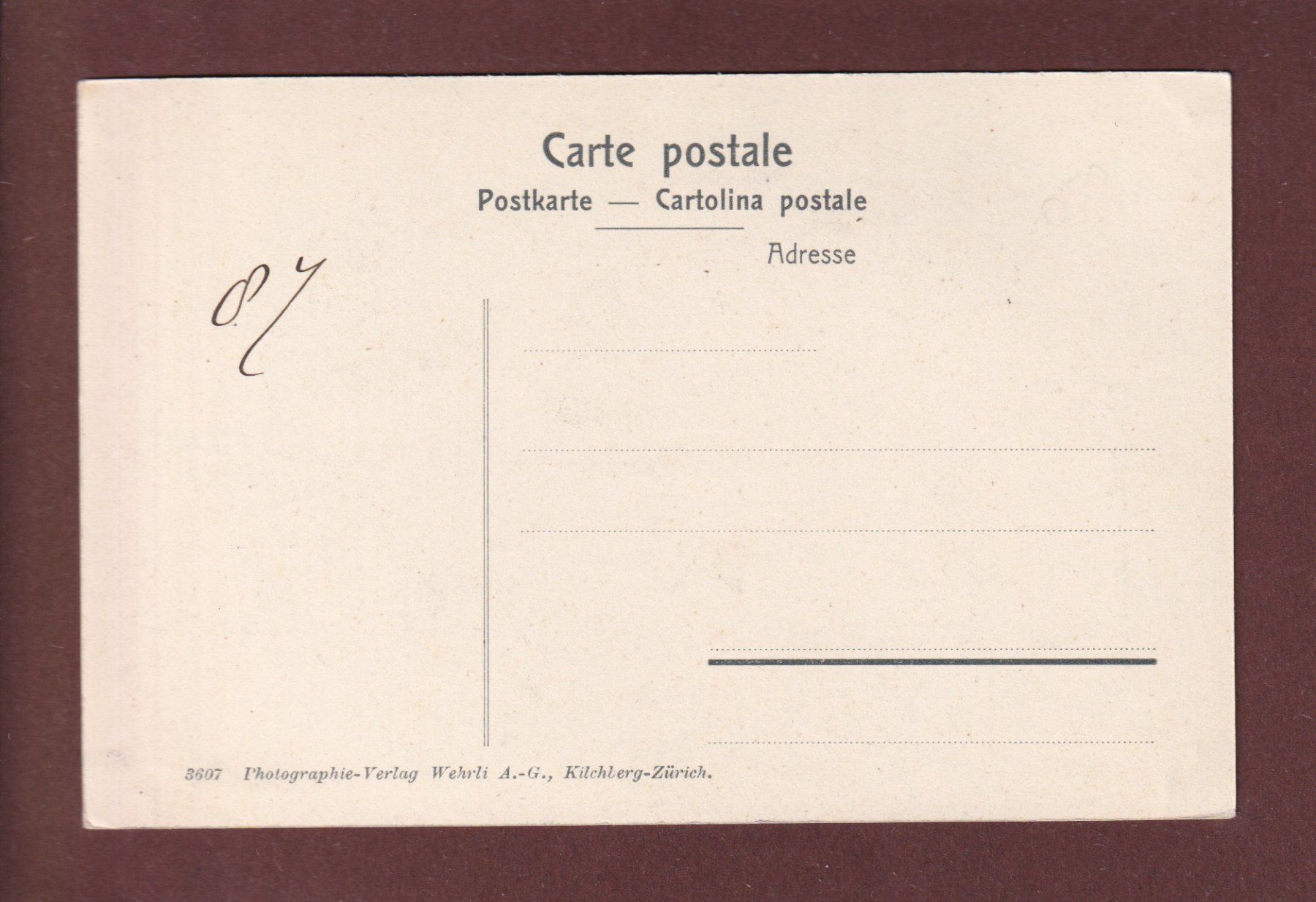 Cartoline postali: Grindelwald - LÜTSCHINENSCHLUCHT – Usato da Pully venduto da nicecards 1