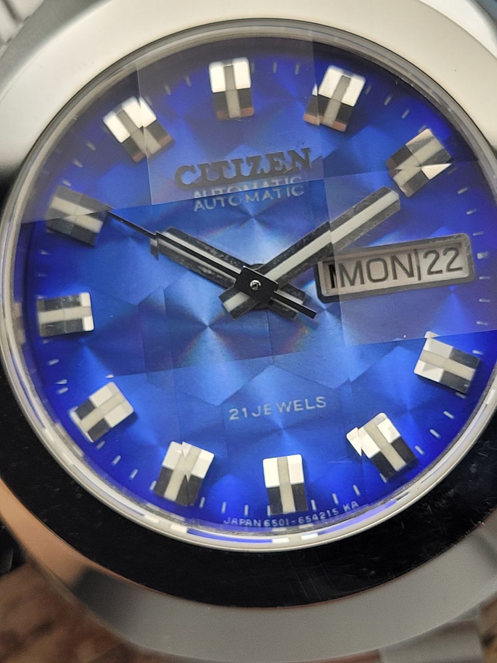 Citizen Orologi: 1973 NOS CITIZEN AUTOMATIC CUSTOM V2 DISCO DIAL VINTAGE JDM – Nuovo (secondo la descrizione) da Bern venduto da SeikoVintage 5