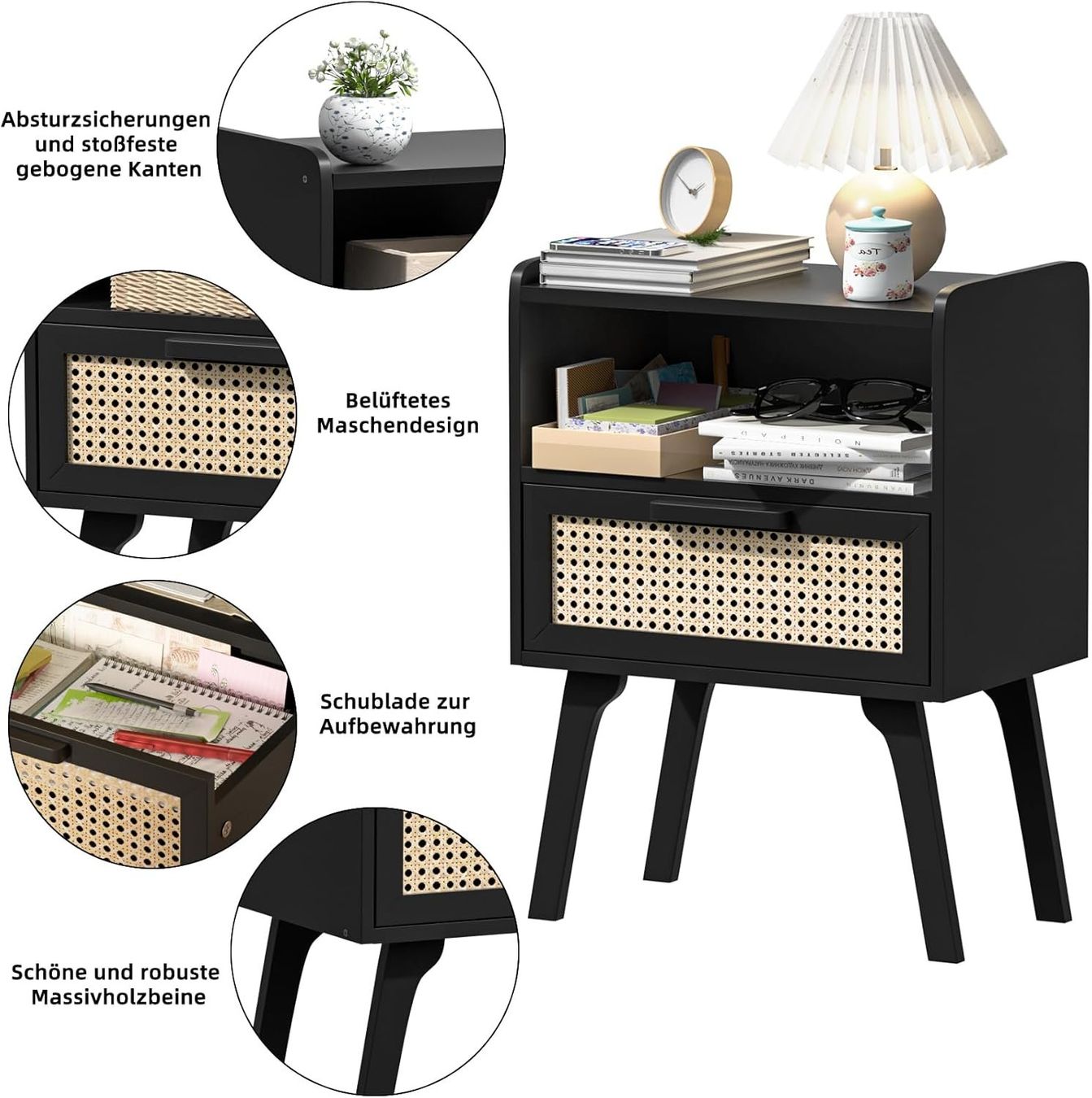 Comodini: Nachttisch, 2er Set – Nuovo (secondo la descrizione) da Pieterlen venduto da Plasticbox 3