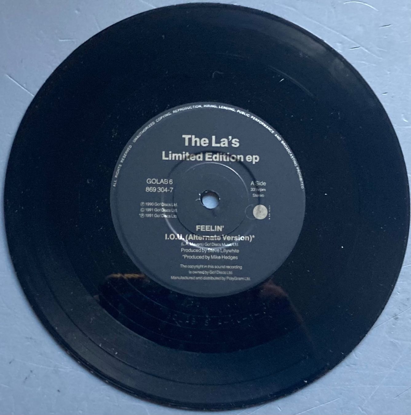 Vinyles: THE LA'S - FEELIN' – D'occasion à Poliez-Pittet par Newtown-Records 2