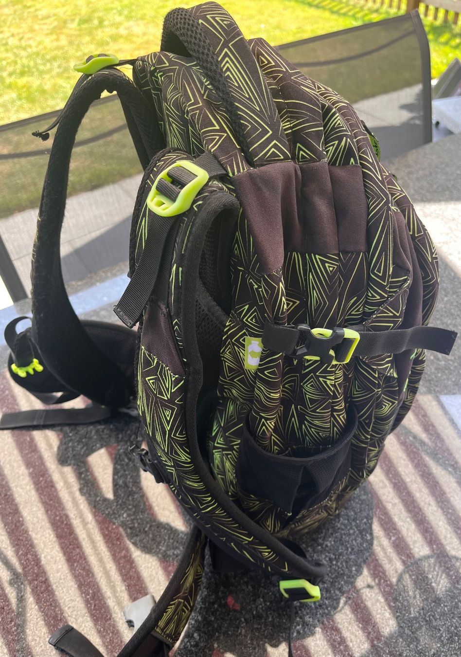 Satch Zaini: Satch Rucksack schwarz/grün – Usato da Effretikon venduto da Speedy074 4