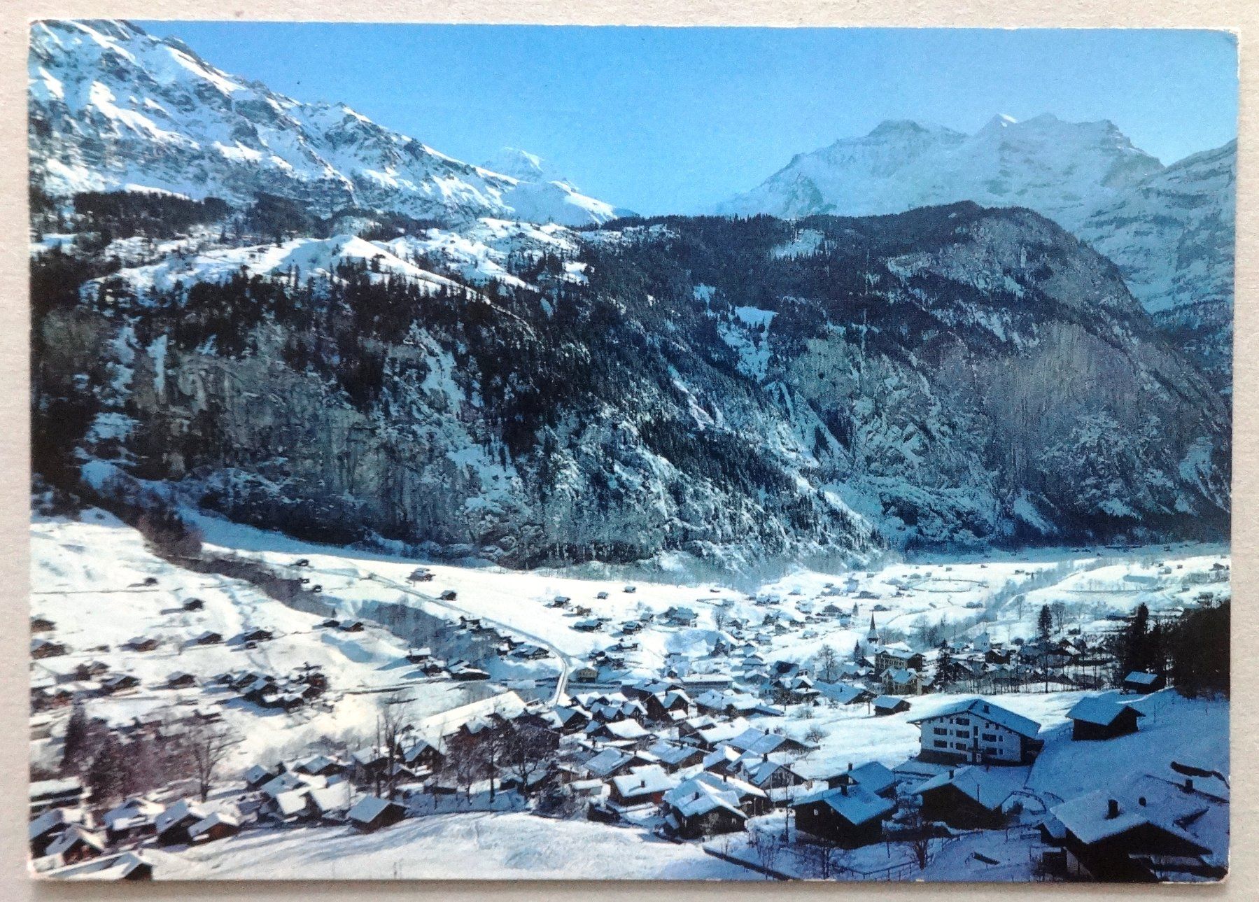 Cartoline postali: Lauterbrunnen, Mönch, Jungfrau – Usato da Fétigny venduto da Billy2miny