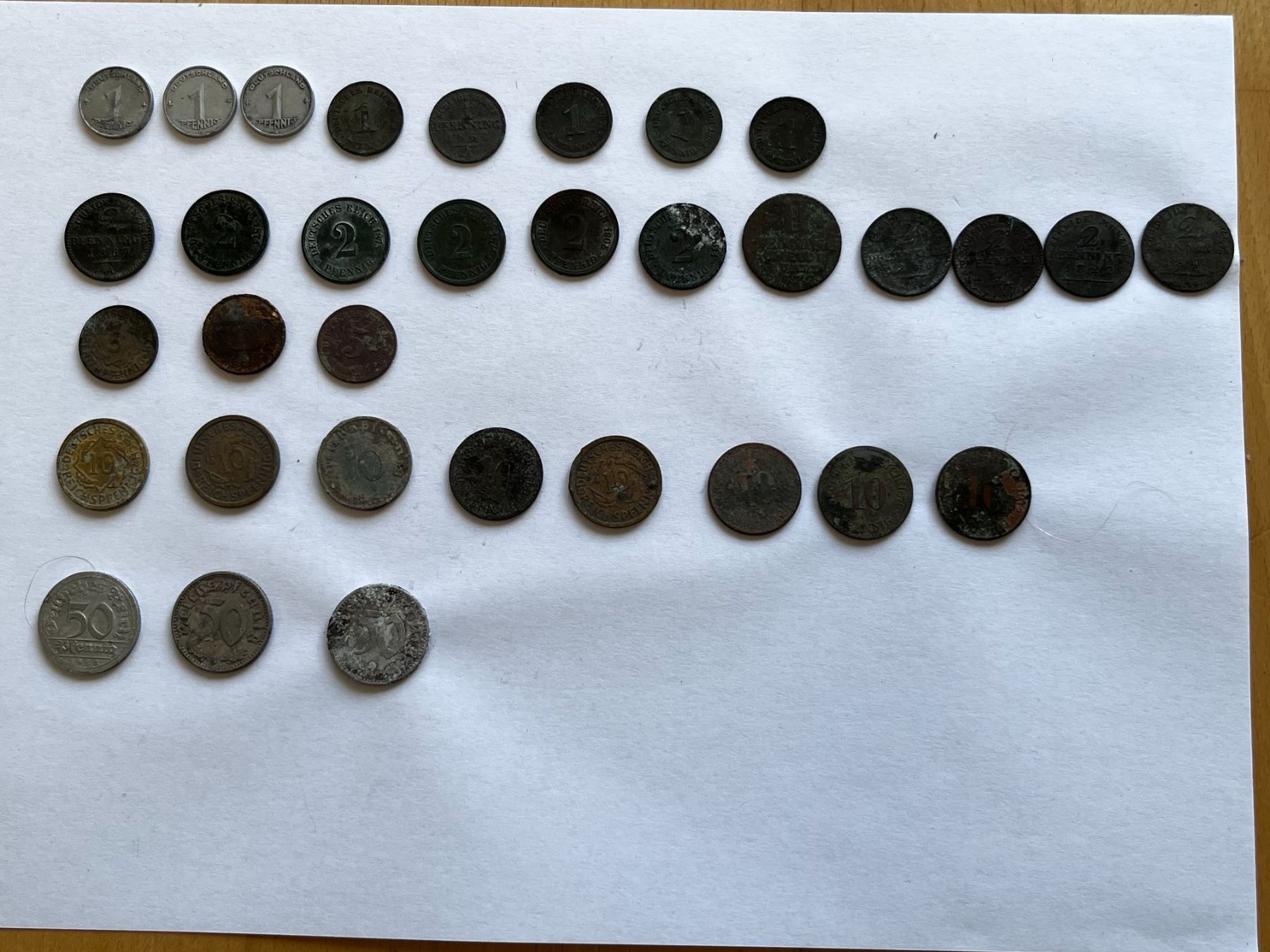 Tutti le monete: lot pfening – Usato da Safenwil venduto da dbr_xw92