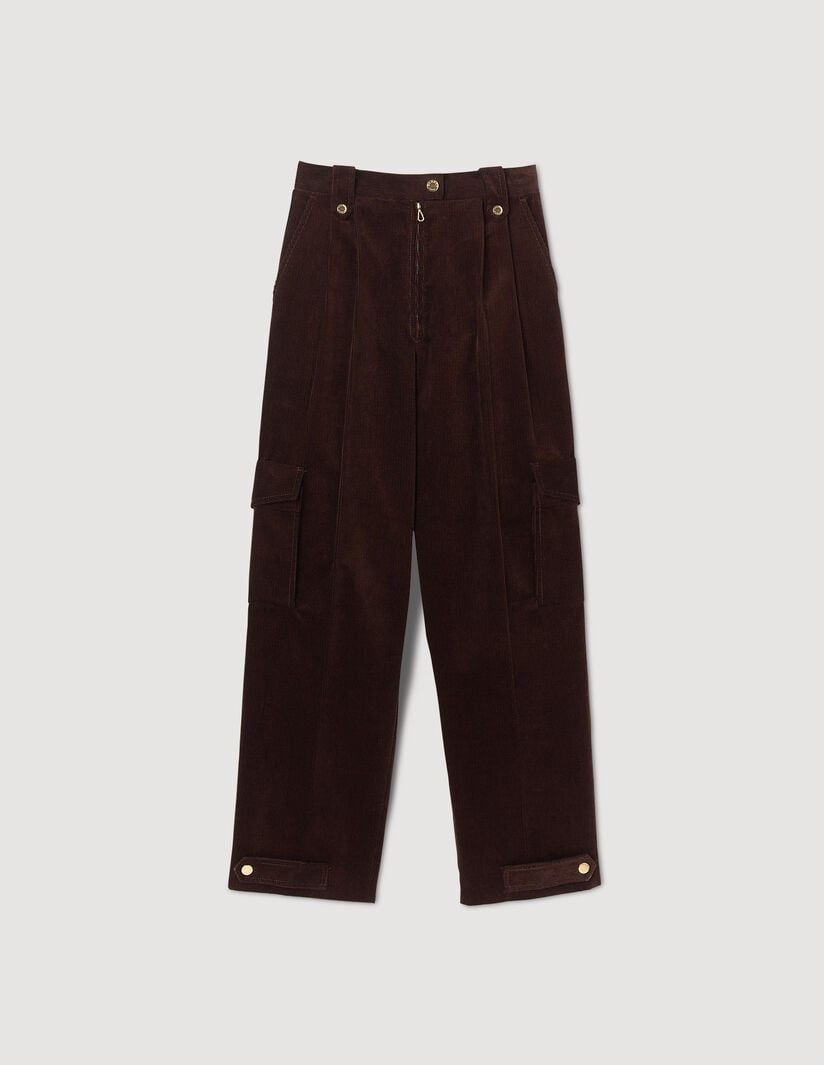 Sandro Pantaloni: SANDRO - CARGOHOSE - CHOCOLAT Orginalpreis 325.- – Nuovo e nell'imballaggio originale da Zürich venduto da luxuryoutlet1 5