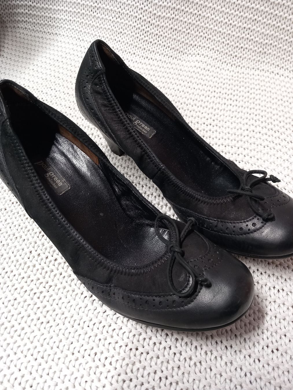 Paul Green Scarpe da donna: Lederpumps von Paul Green Gr.37 schwarz – Usato da Gwatt (Thun) venduto da umwelt-brocki 1