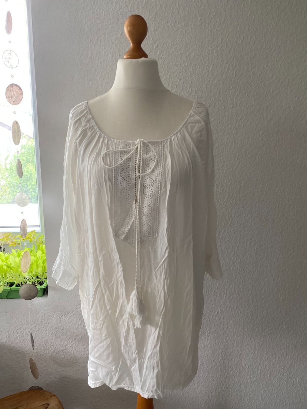 Tuniken: Romantisch Blusentunika, Gr. M (38-42) – Neu und originalverpackt aus Stetten SH von bijoux18